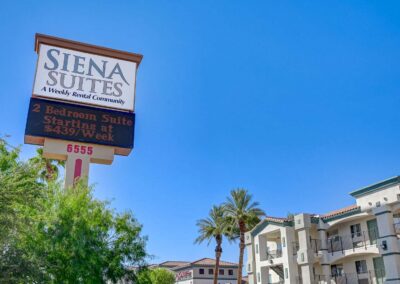 Siena Suites | Extended Stay Suites in Las Vegas, Nevada | Monument Sign