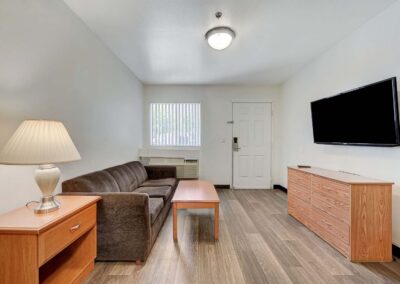 Siena Suites | Extended Stay Suites in Las Vegas, Nevada | One Bedroom | Living Area