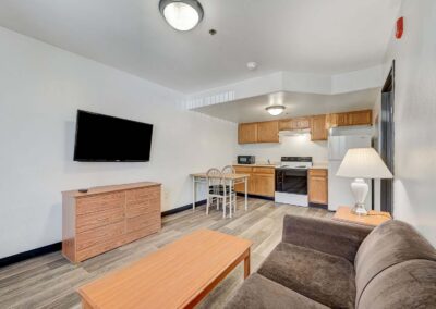 Siena Suites | Extended Stay Suites in Las Vegas, Nevada | One Bedroom | Living Area