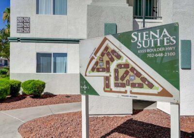 Siena Suites | Extended Stay Suites in Las Vegas, Nevada | Community Site Map