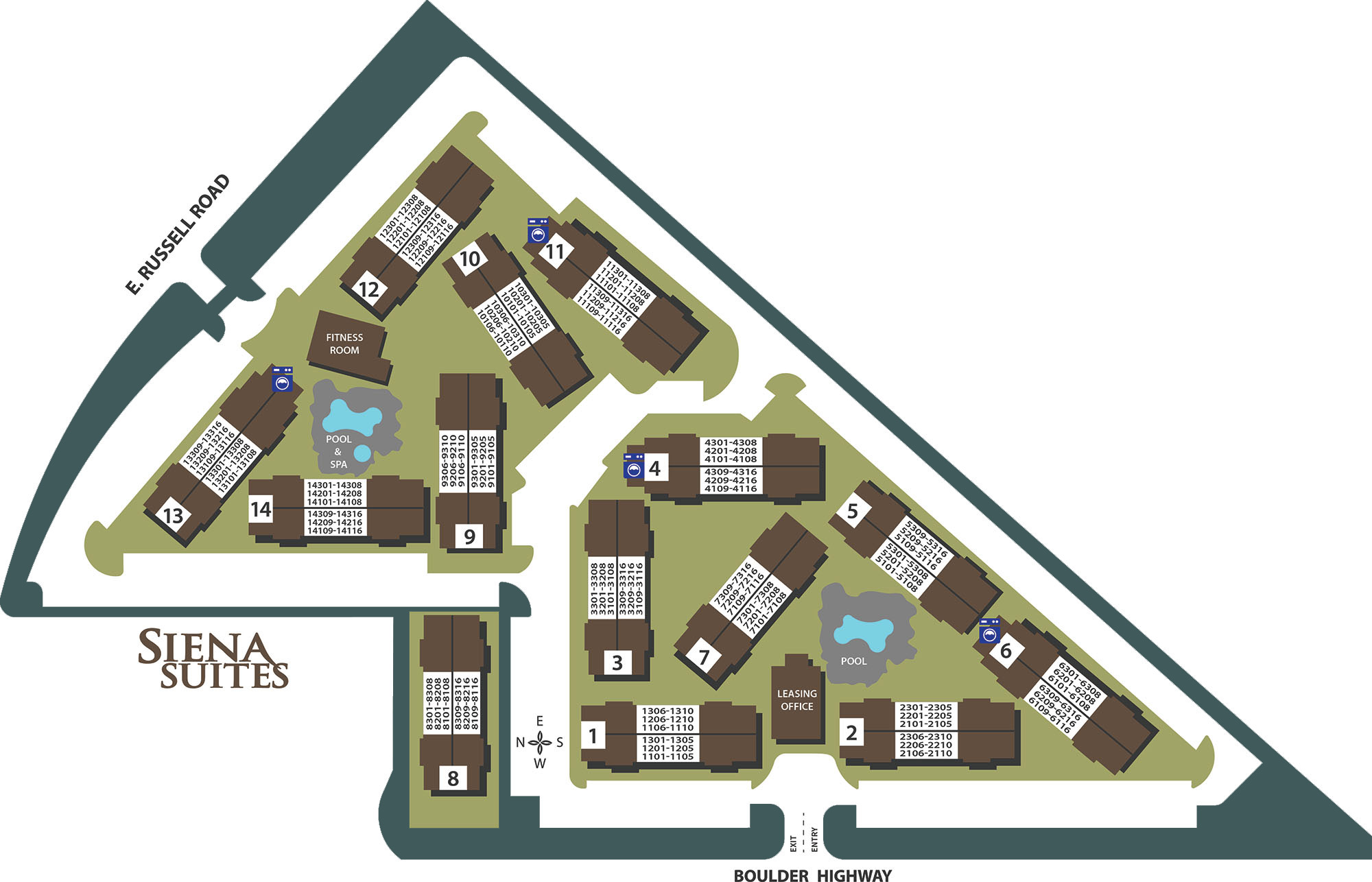 Siena Suites | Extended Stay Suites in Las Vegas, Nevada | Community Site Map Siena Suites | Extended Stay Suites in Las Vegas, Nevada | Community Site Map